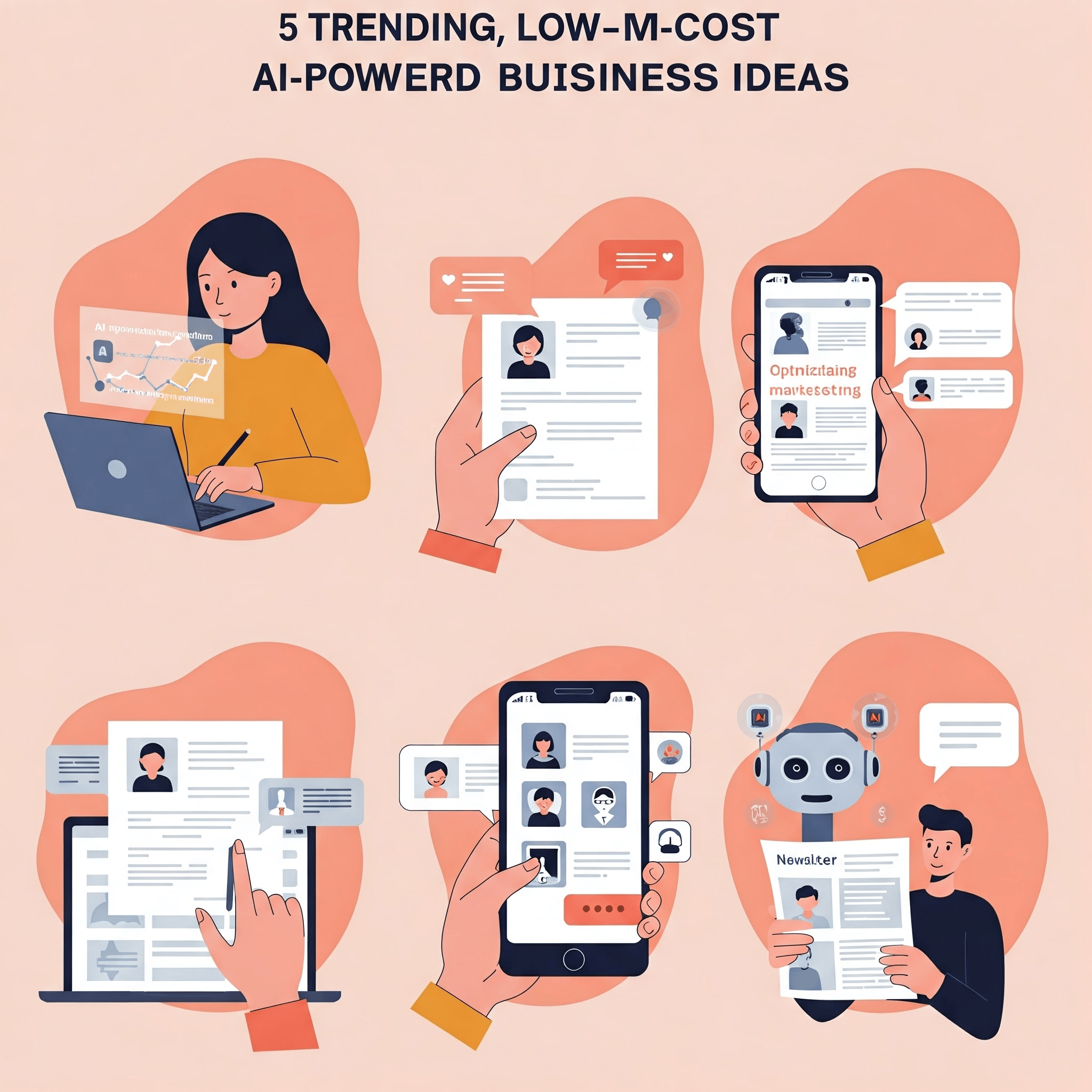 Top 5 AI-Powered Business Ideas You Can Start in 2025 (No Coding Needed)